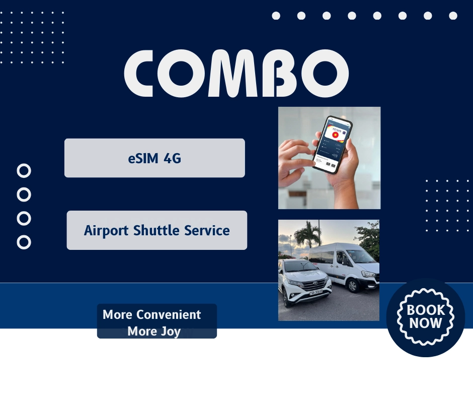 [COMBO] Vietnam 4G eSIM + Noi Bai Airport Transfer | Hanoi